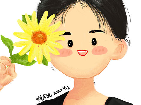 手绘插画头像定制