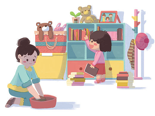 新一期《优秀作文》插图（个人主页-ZMjQzMzEwMzY=） - 商业插画 - 站酷设计师竹童子和芬哒哒原创素材 - 站酷ZCOOL