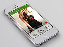 ios7QQ音乐界面练习（个人主页-ZMjYxMjkyMA==） - 主题/皮肤 - 站酷设计师orange女孩原创素材 - 站酷ZCOOL