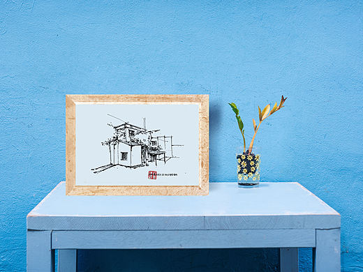 浉河印象三（个人主页-ZNDg0NzI4ODg=） - 绘画 - 站酷设计师石头速写原创素材 - 站酷ZCOOL