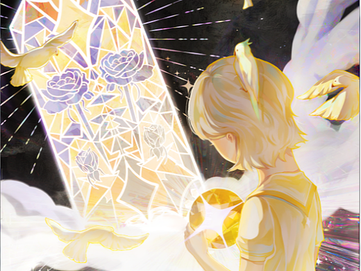 花窗少女