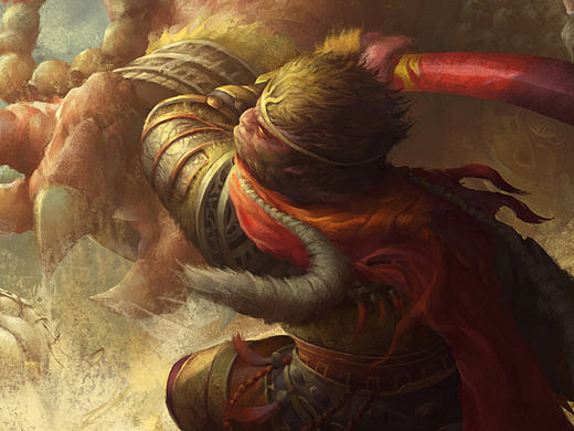 几张中国神话类习作