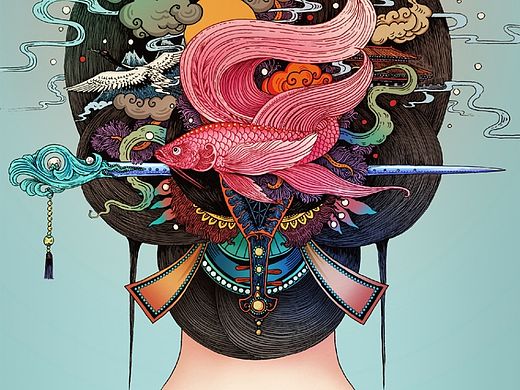 《簪中录》封面插画