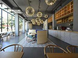 宋小谨餐厅装修设计实景照分享-银川餐厅设计公司