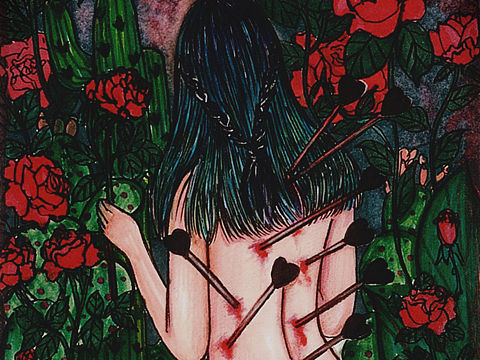玫瑰殇（个人主页-ZMjYwMzM2Njg=） - 创作习作 - 站酷设计师蘇trouble原创素材 - 站酷ZCOOL