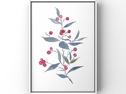 水彩花卉植物花🎨