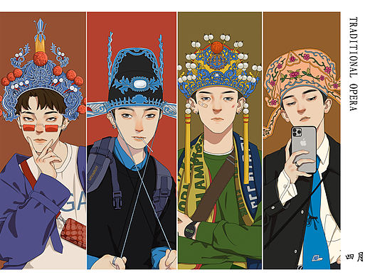 DinLab×孙无力 戏曲:冠、盔、帽、巾