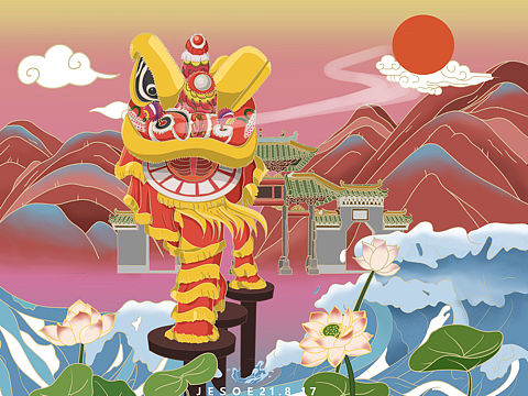 岭南文化-舞狮