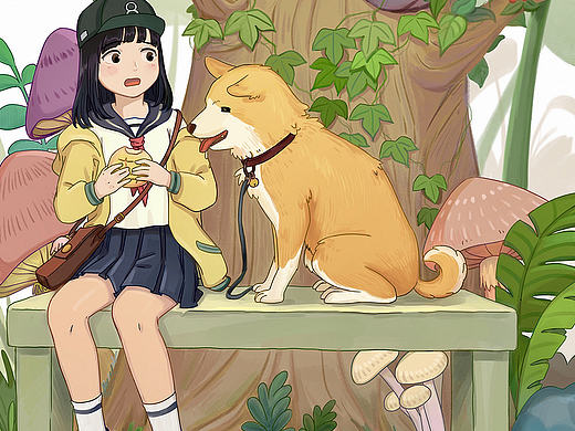 柴犬?。▊€人主頁-ZMzMxNzQ1NDQ=） - 創(chuàng)作習作 - 站酷設計師只橙ora原創(chuàng)素材 - 站酷ZCOOL