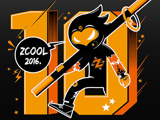 [PS]临摹齐天小Z—ZCOOL-10TH