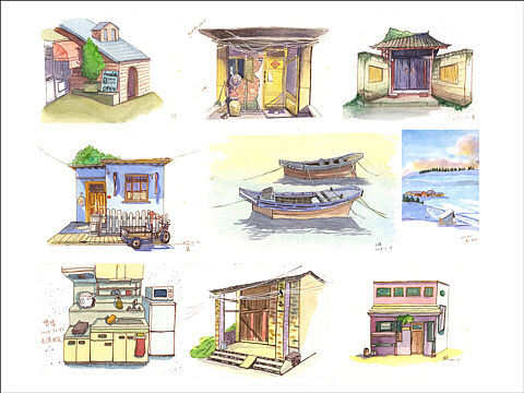 辣椒水彩学员作品展示