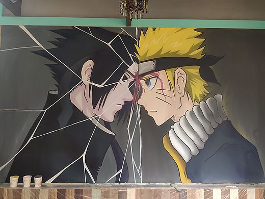 火影忍者主题墙绘（个人主页-ZNDEzODE4MDA=） - 新锐潮流插画 - 站酷设计师TurnerTed原创素材 - 站酷ZCOOL