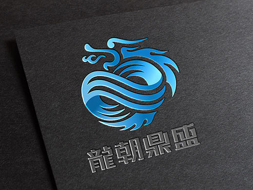 龍朝鼎盛 创意品牌 金融投资理财行业 品牌 logo 标志 名片 vi设计 方案二