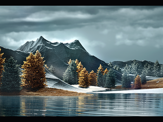 【场景美术】写实自然场景渲染