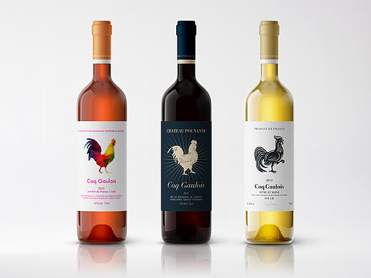 Coq Gaulois 红酒包装设计