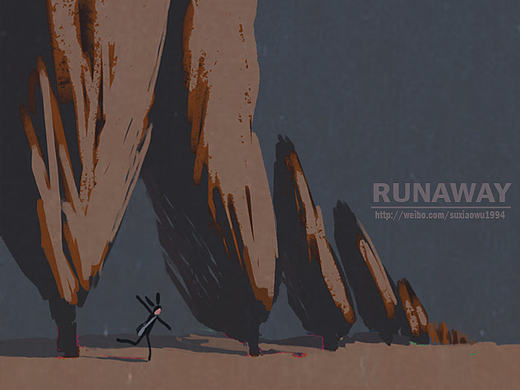 速涂-runaway（个人主页-ZMjExNTg4Mjg=） - 商业插画 - 站酷设计师苏小五Litfive原创素材 - 站酷ZCOOL