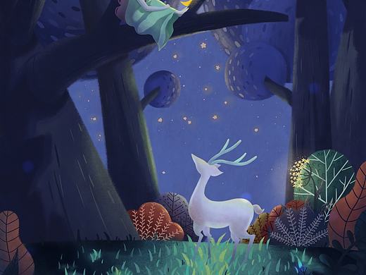 夏夜—初识（个人主页-ZNDA0NTE5NDA=） - 创作习作 - 站酷设计师KUZAZA原创素材 - 站酷ZCOOL