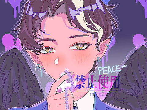 像素头像|堕天使