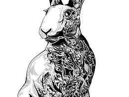 國(guó)潮插畫兔子