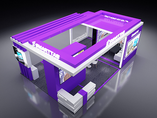 TAB展位设计3D效果图