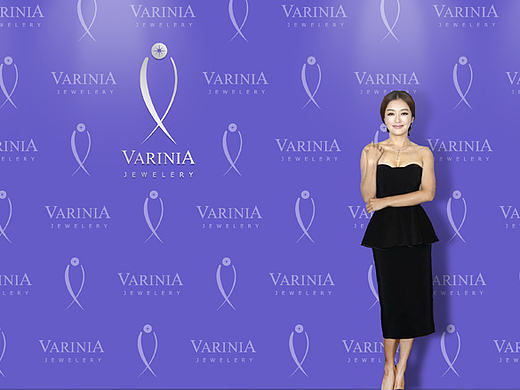 #黄远海符号创意#案例：VARINIA珠宝logo/vi设计