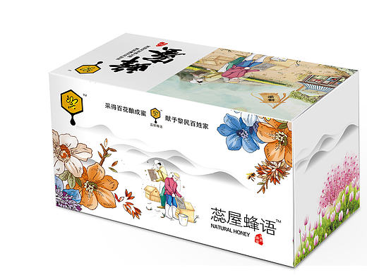 蜂蜜包裝設(shè)計(jì)（個(gè)人主頁-ZMTg3MjA4NzI=） - 包裝 - 站酷設(shè)計(jì)師懟你嶶笑純屬禮貌原創(chuàng)素材 - 站酷ZCOOL