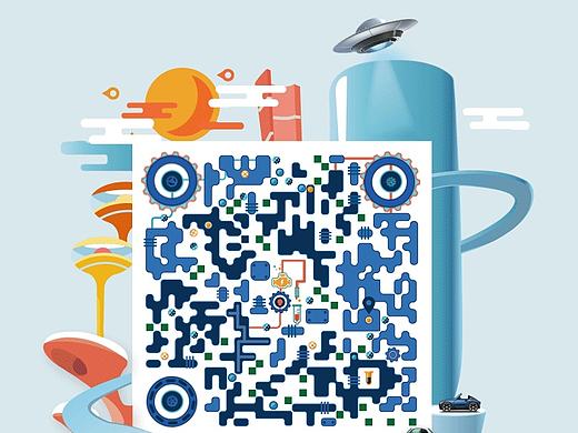 动态二维码设计（个人主页-ZMTk1NDU3NjA=） - 图标 - 站酷设计师chengjing1985原创素材 - 站酷ZCOOL