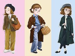 大概是早春穿搭系列