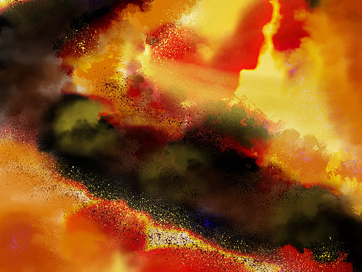 火烧星系（个人主页-ZNTE1ODU0OTI=） - 艺术插画 - 站酷设计师莫莫嘎原创素材 - 站酷ZCOOL