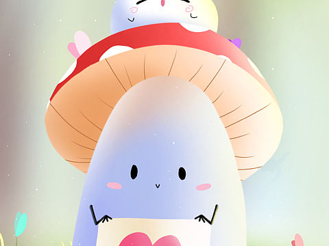 光耀之森系列 小蘑菇第一次画画iPhone版