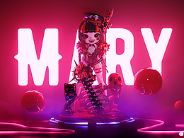 暴力萝莉系列—“玛丽”概念图（二）