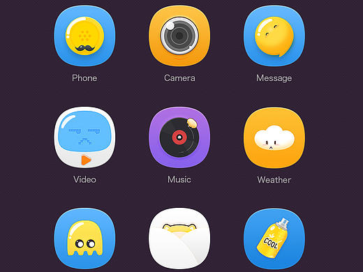 桌面图标练习|UI