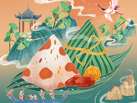 端午节插画