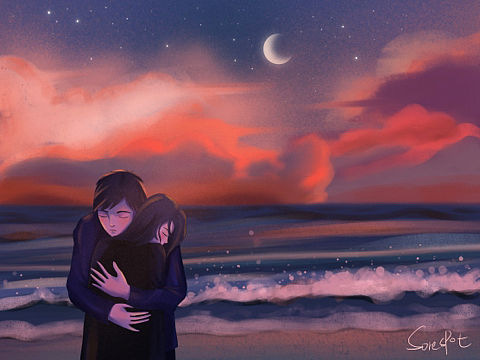 最近好爱画情侣