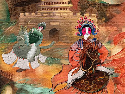 民俗文化；插画；非物质文化遗产