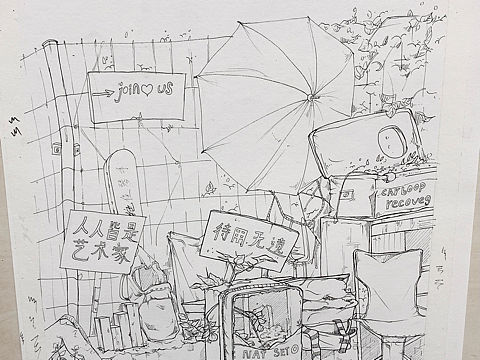 小場(chǎng)景（個(gè)人主頁-ZNTI2MjUwMzI=） - 創(chuàng)作習(xí)作 - 站酷設(shè)計(jì)師五個(gè)小孩原創(chuàng)素材 - 站酷ZCOOL