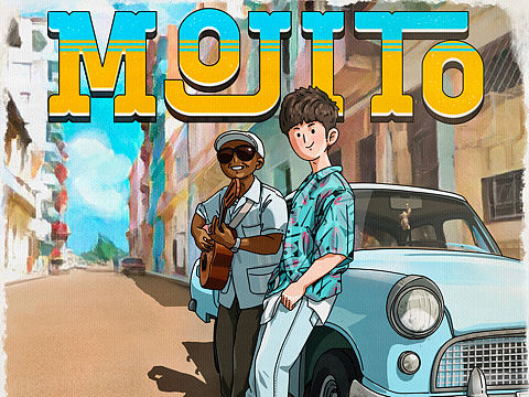 周杰伦新歌《mojito》封面绘制