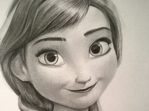 冰雪奇緣手繪（個人主頁-ZMTQxODgwNjQ=） - 繪畫 - 站酷設(shè)計師巖汐工葉原創(chuàng)素材 - 站酷ZCOOL