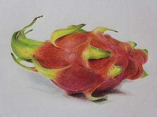 冀晓伟（云际）丶彩铅画：水果系列