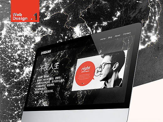 【GUI】Website template design
