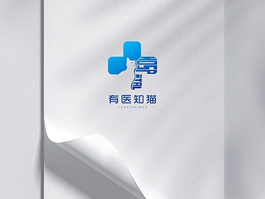 宠物医疗中心护理美容招牌定制logo设计