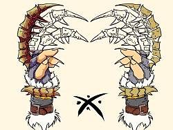 獸骨手爪套（未完成上色）