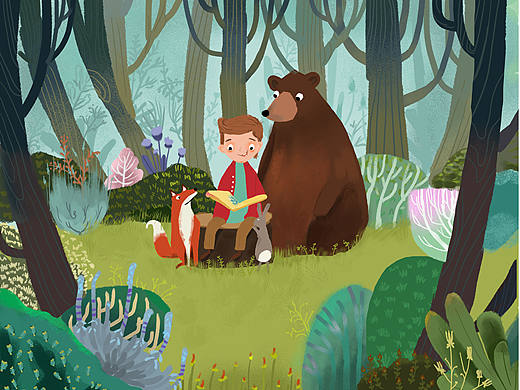 小動(dòng)物組合（個(gè)人主頁(yè)-ZNDA0Mjk1NjQ=） - 商業(yè)插畫(huà) - 站酷設(shè)計(jì)師yjl423原創(chuàng)素材 - 站酷ZCOOL