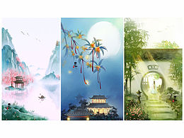 古風(fēng)場(chǎng)景插畫(huà)