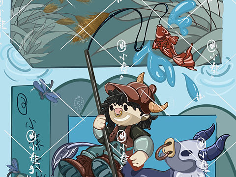 生肖系列（个人主页-ZNTk0MzQ1Mjg=） - 创作习作 - 站酷设计师小秦手绘原创素材 - 站酷ZCOOL