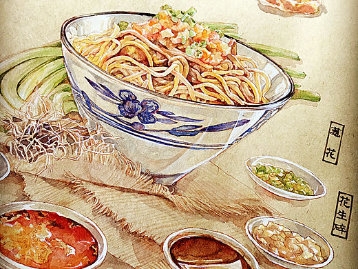 [城食]武汉热干面 － 沁利齐le（3声）干棉，几好奇额！