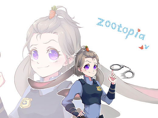 疯狂动物城 judy同人