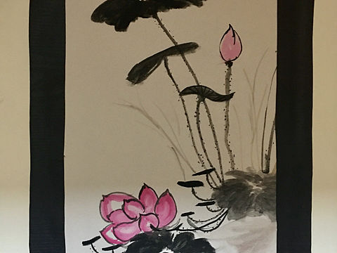 荷花（个人主页-ZMjQyNzE0MDQ=） - 绘画 - 站酷设计师秀逗女神原创素材 - 站酷ZCOOL