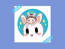 手繪Q_小兔嘰