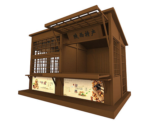 仿古园区餐车设计